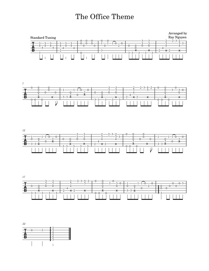 The office ukulele online