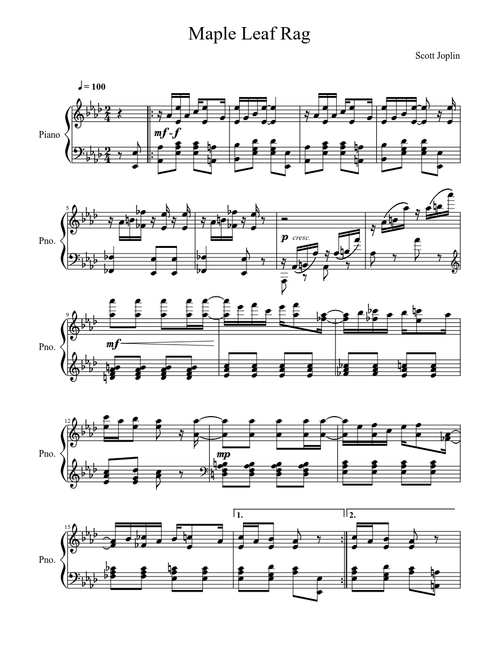 Maple Leaf Rag