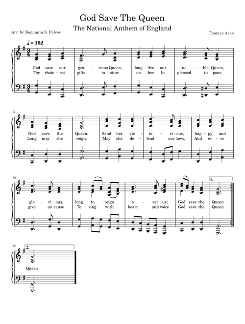 God Save the Queen – Misc Traditional God Save the Queen – John Bull