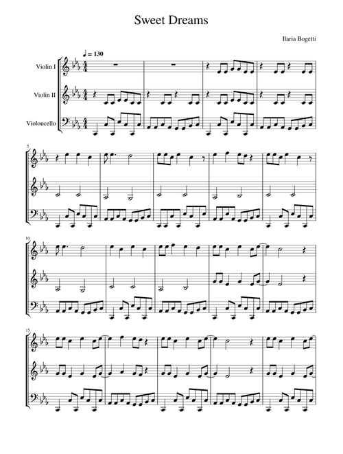 Sweet Dreams (Are Made of This) – Eurythmics Sweet Dreams by Ilaria Bogetti