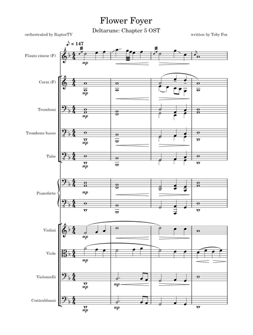 Toby Fox – Flower Foyer (Deltarune: Chapter 5)