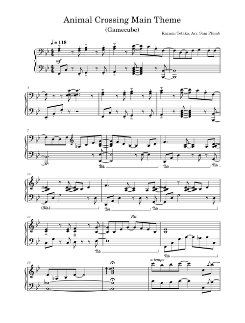 Animal Crossing GameCube Theme Music