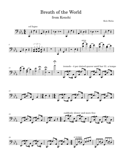 Breath of the World from Kenshi – Kole Hicks