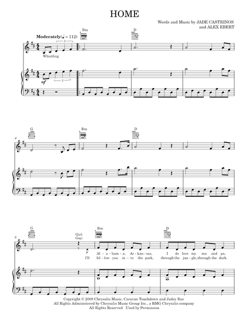 Home - Edward Sharpe and the Magnetic Zeros (Piano-Vocal-Guitar)