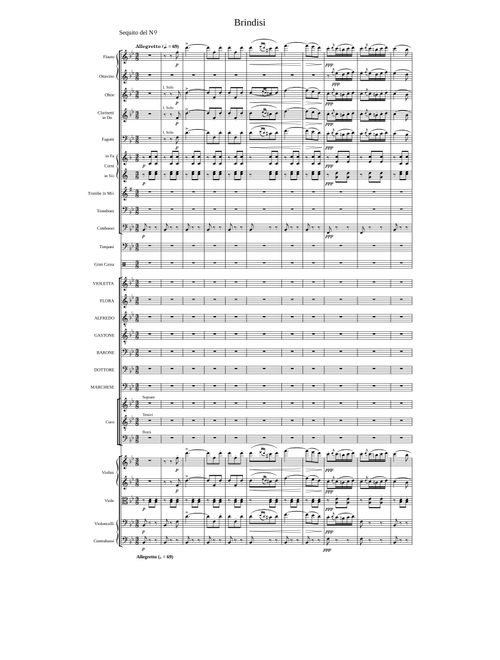 Brindisi La traviata - G. Verdi