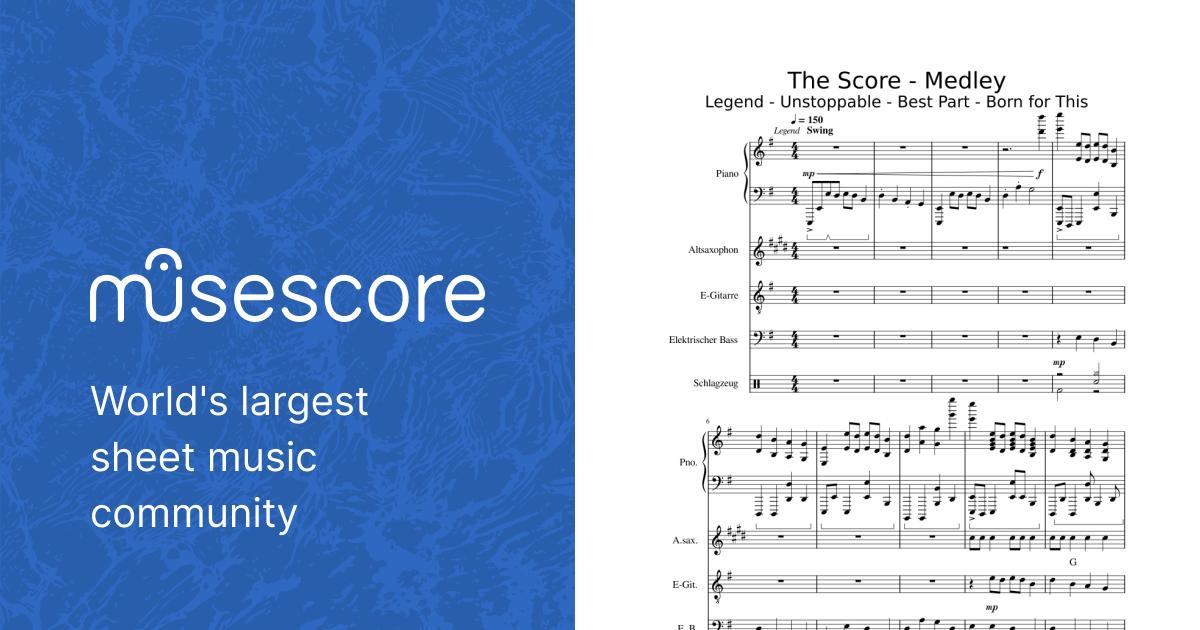 Legend unstoppable best part born for this the score the score