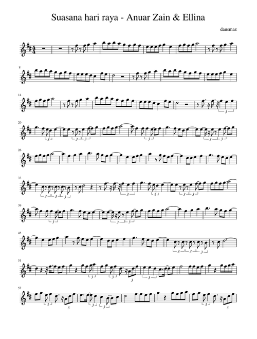 Suasana hari raya - Anuar Zain & Ellina