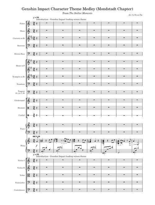 Genshin Impact Character Theme Medley (Mondstadt Chapter)