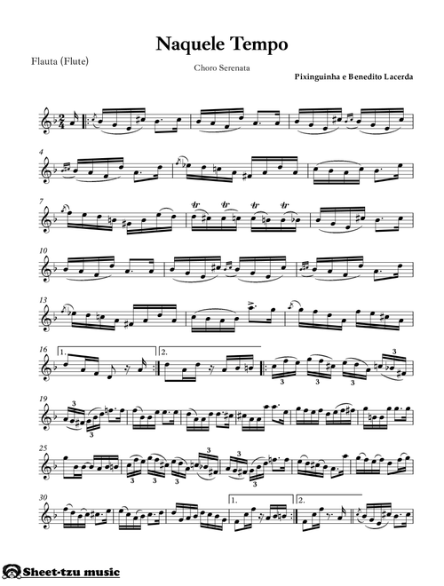 Naquele Tempo (Arr. Leonardo Duarte) - Benedicto Lacerda, Alfredo Da Rocha Viana (Flute Solo)