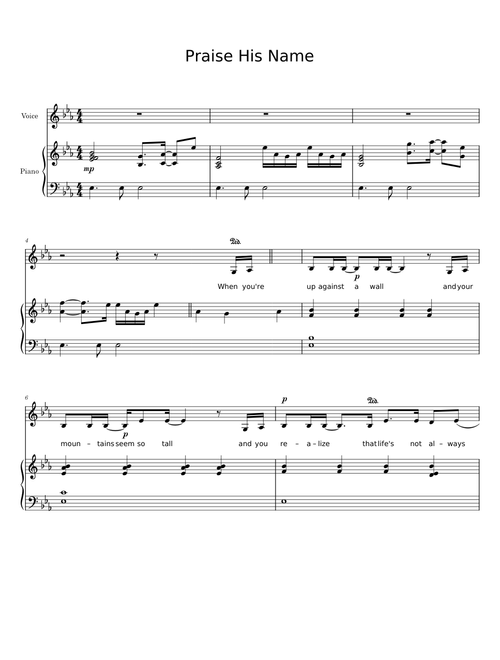 Praise His Name - Misc Praise Song