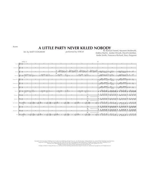 A Little Party Never Killed Nobody (all We Got) (Arr. Matt Conaway) - Fergie Feat. Goonrock & Q Tip (Marching Band)