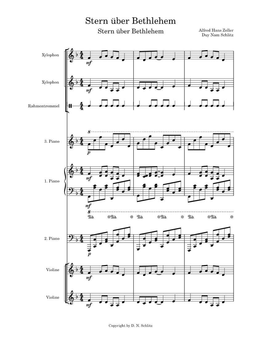 Stern über Bethlehem Alfred Hans Zoller