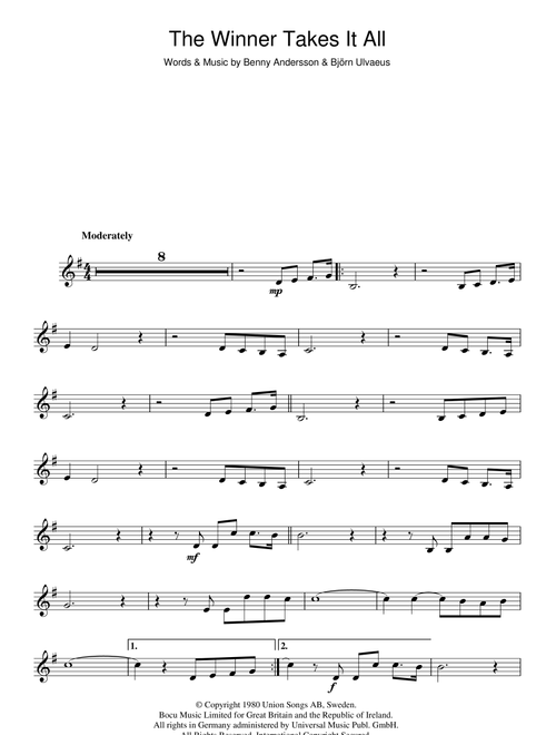 The Winner Takes It All - ABBA (Violin Solo)