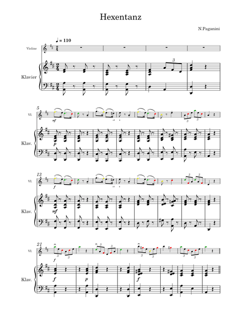 Hexentanz op.8 – Niccolò Paganini