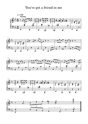 Play Official version of You ' ve Got a Friend in Me Sheet Music by ...