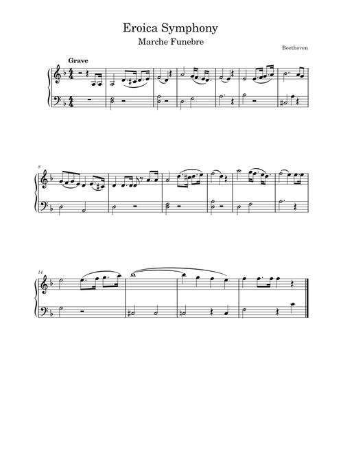 Symphony No. 3 in E-flat Major, Op. 55 (''Eroica'') – Ludwig van Beethoven Eroica Symphony