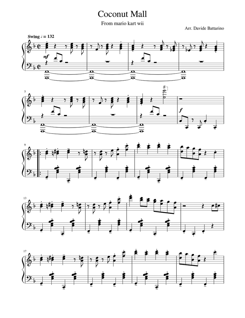 Coconut piano discount