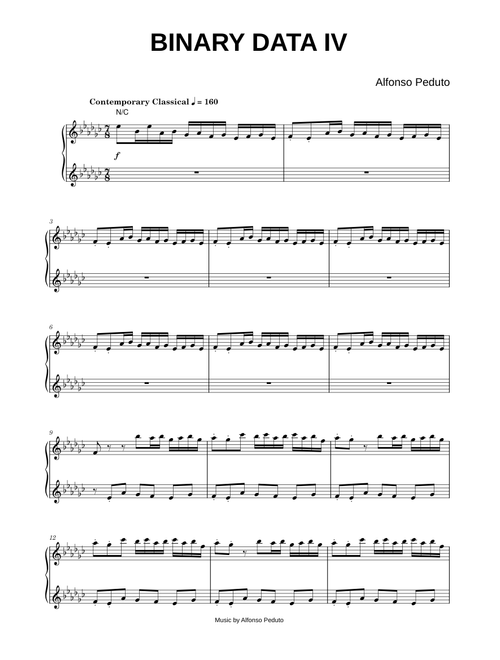 Binary Data IV - Alfonso Peduto (Piano)