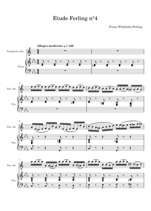 Play Official version of Ferling Etude No. 8 Sheet Music by Franz ...