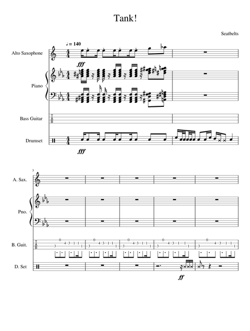 Free Cowboy Bebop sheet music | Anime hub | Download PDF or print