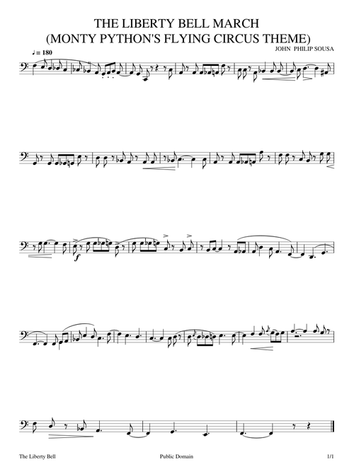 Monty Python Flying Circus Theme (The Liberty March) by John Phillip Sousa