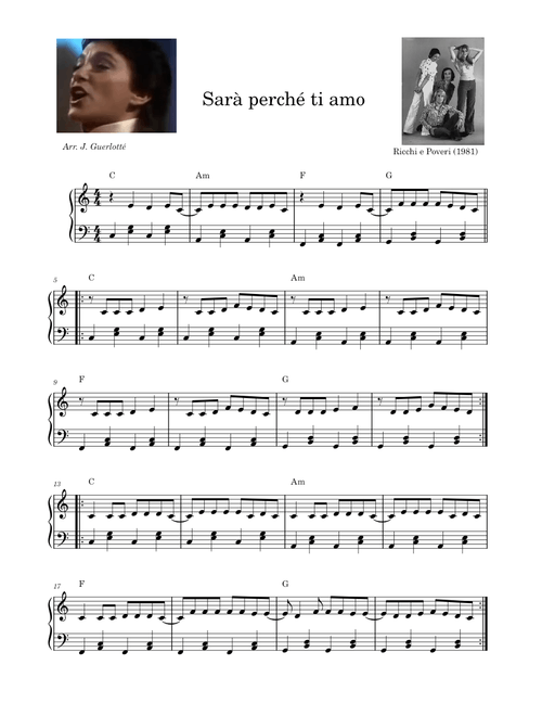 Sarà perché ti amo