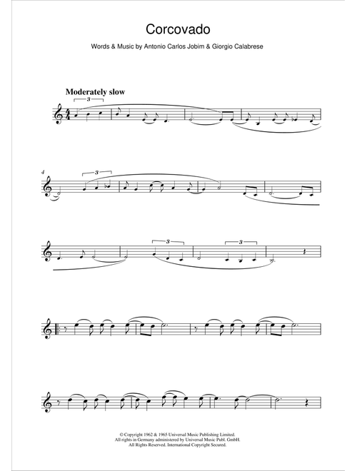 Corcovado (Quiet Nights Of Quiet Stars) - Antonio Carlos Jobim (Flute Solo)