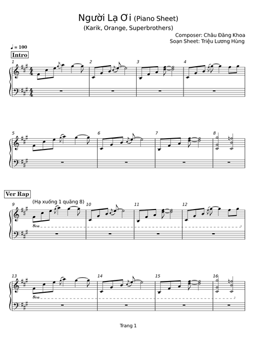 Người Lạ Ơi - Châu Đăng Khoa