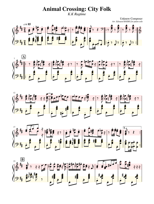 Animal Crossing - KK Ragtime