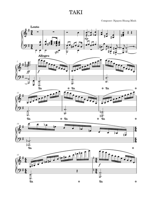 TAKI (Waterfall) - Minh Piano