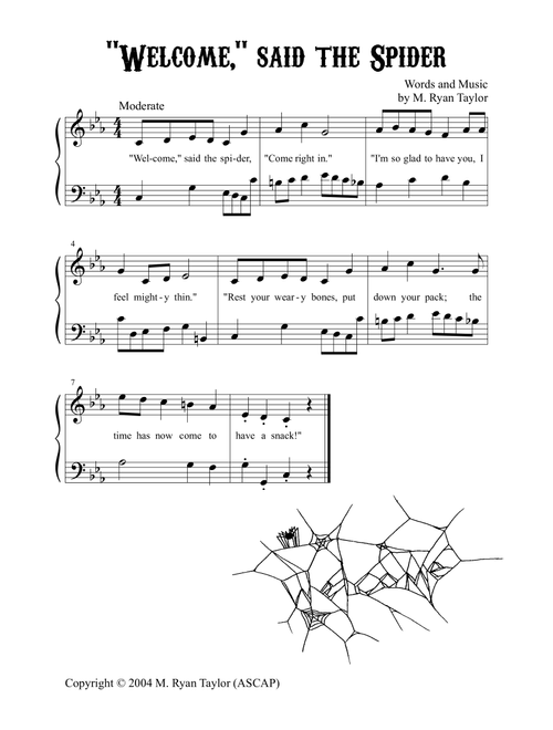 Thirteen for Halloween : Songs for Halloween Programs and Celebrations : Unison Voices and Piano : I (Arr. M. Ryan Taylor) - M. Ryan Taylor, Various (Choral, Unison)