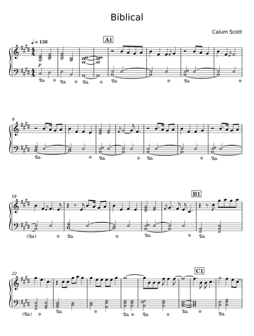 Biblical - Calum Scott