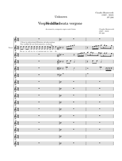 Cantate Domino – Claudio Monteverdi