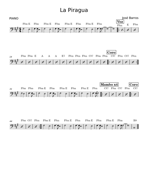 La Piragua - Jose Barros