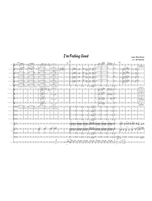 Feeling Good (Nina Simone) for Jazz Band
