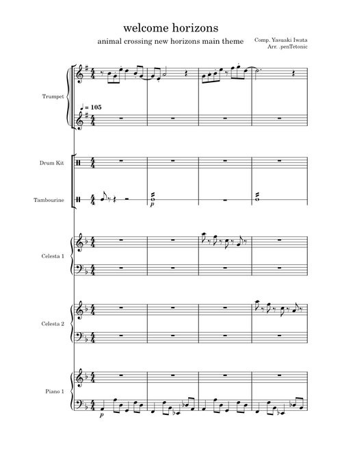 Welcome Horizons - ACNH OST Main Theme