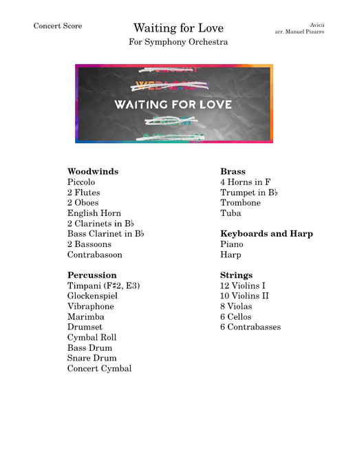 Waiting for Love by Avicii