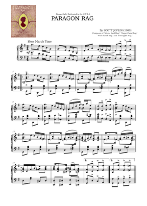 Paragon Rag by Scott Joplin (1909) Sheet Music for Piano (Solo ...
