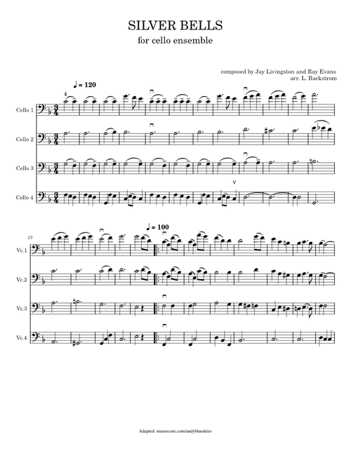 Silver bells – Jay Livingston