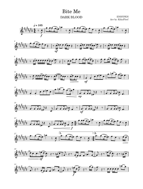 Bite Me – ENHYPEN -Violin-