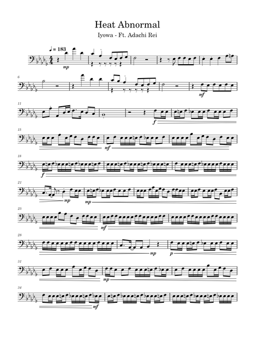 熱異常 (Heat Abnormal) – Iyowa ft. Adachi Rei (Solo Cello)