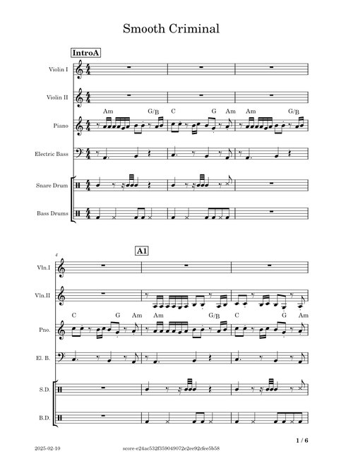 Smooth criminal – Michael Jackson