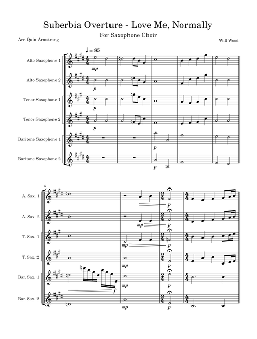 Suberbia Overture - Love Me, Normally