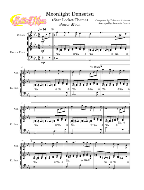 Moonlight Densetsu (Star Locket Theme) - Sailor Moon