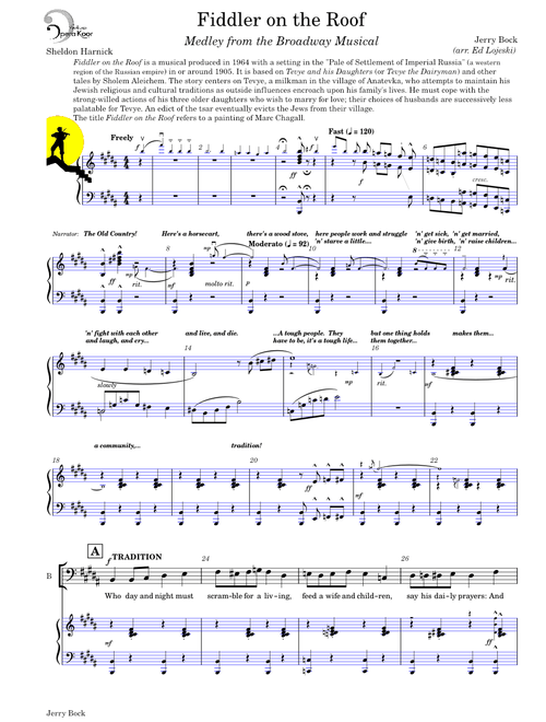 Fiddler on the Roof, Medley - Jerry Bock