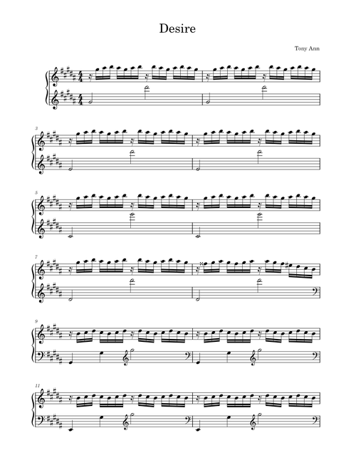 DESIRE – Tony Ann