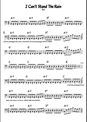 Can't Stand the Rain Sheet Music for Piano (Solo) | MuseScore.com