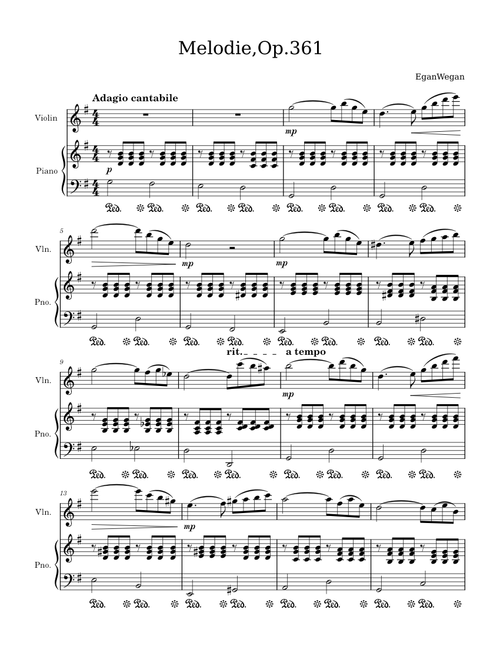 Melodie, Op.361