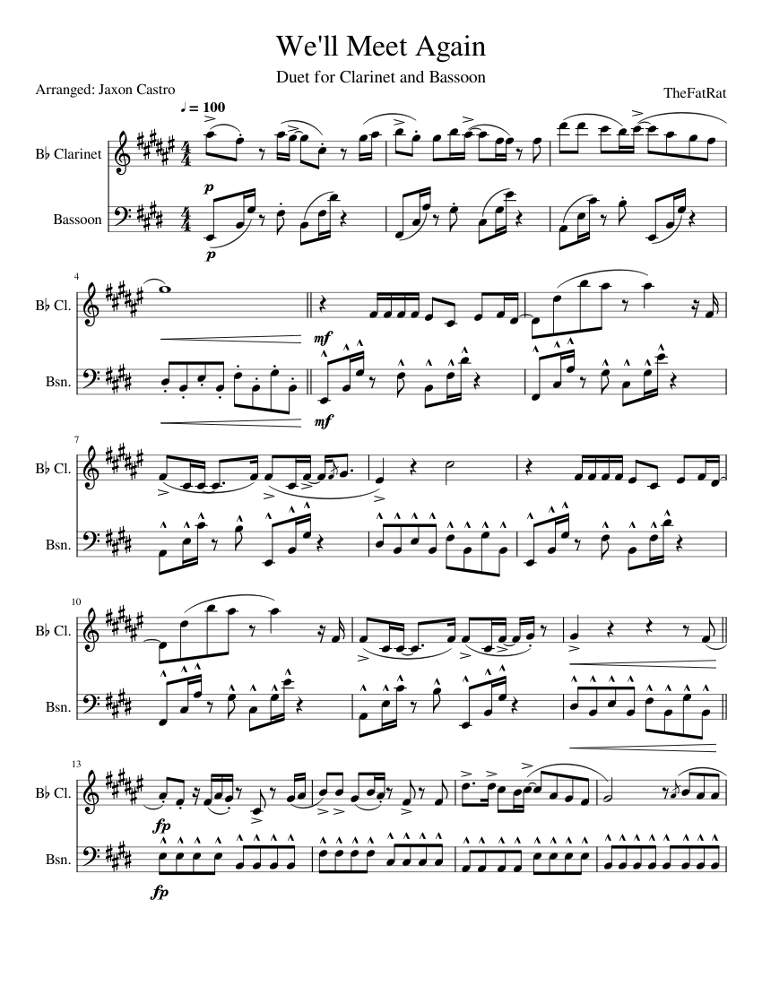 We'll Meet Again TheFatRat & Laura Brehm (Duet for and