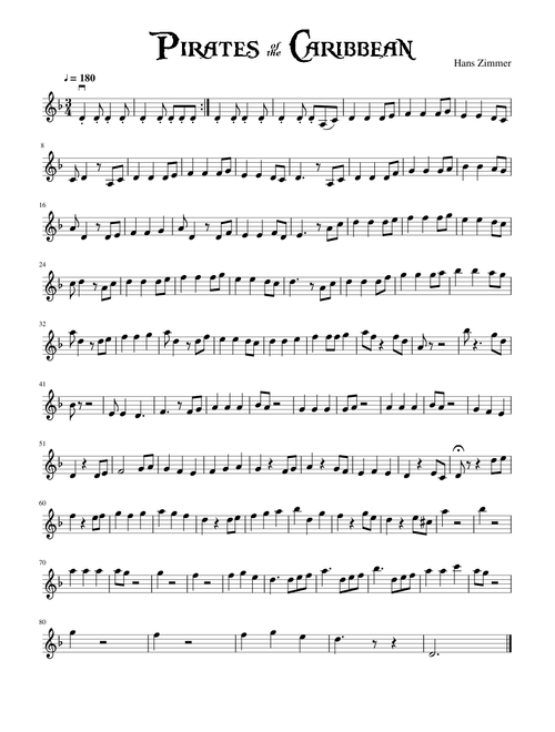He's A Pirate – Hans Zimmer